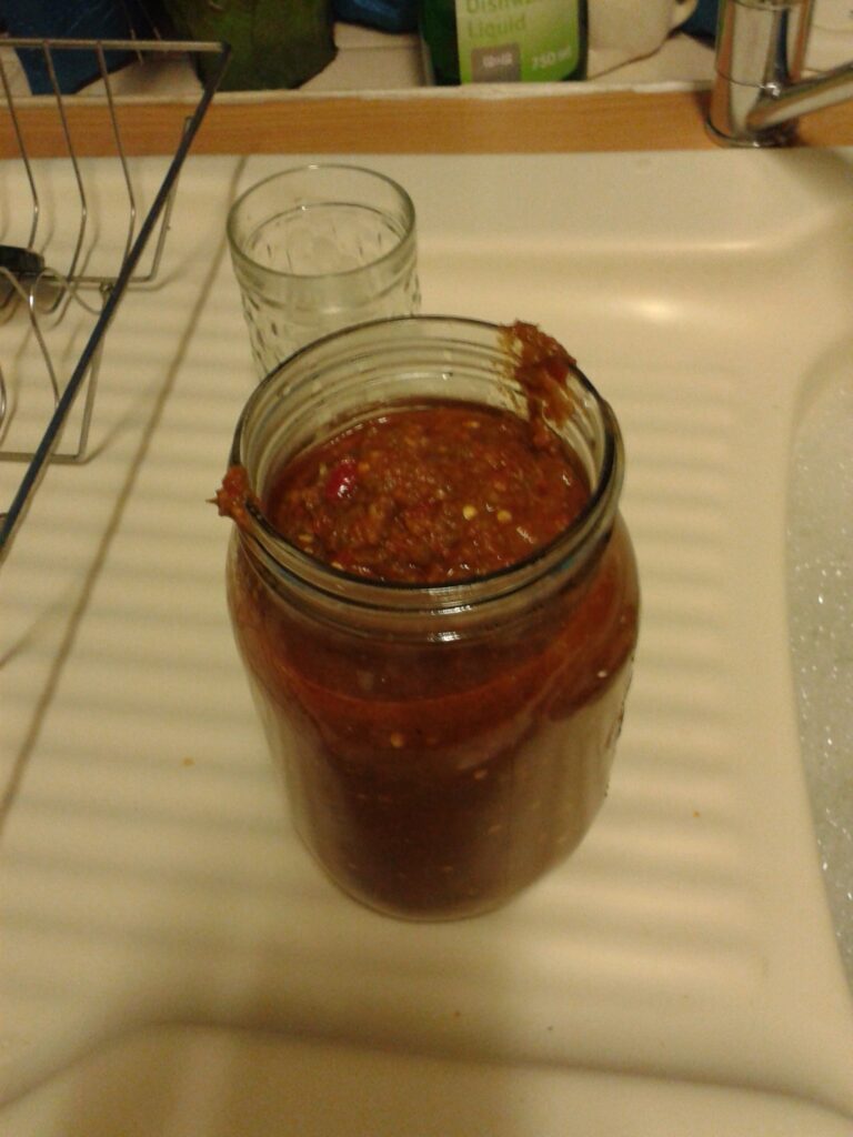 Homemade Chilli Sauce